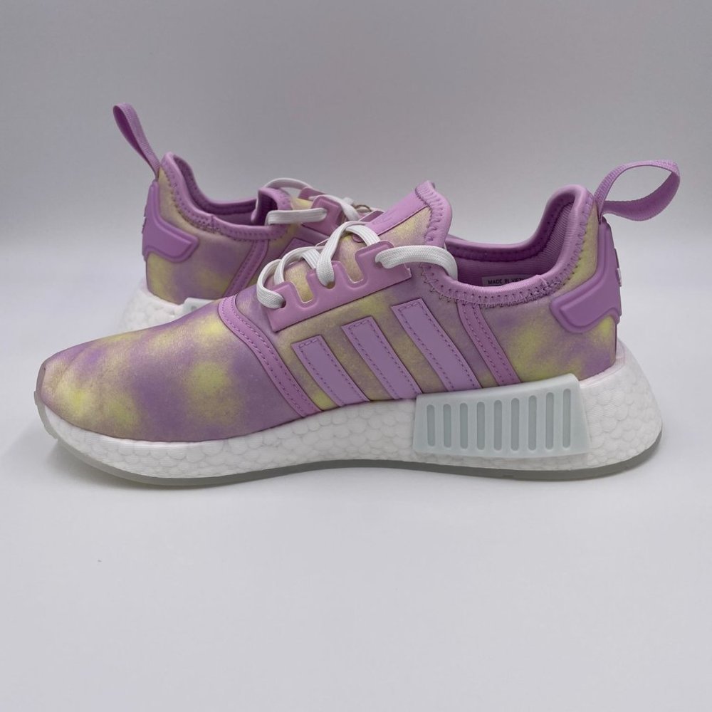 adidas NMD R1 Pink / Lilac / White Womens Shoes - Picture 2 of 8
